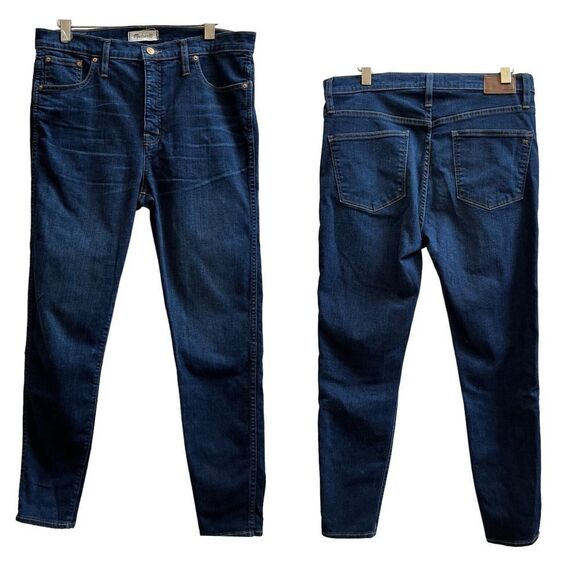 Madewell 10" High Riser Stretchy Skinny Skinny Jean Size 32 Style F4684 - Picture 10 of 10
